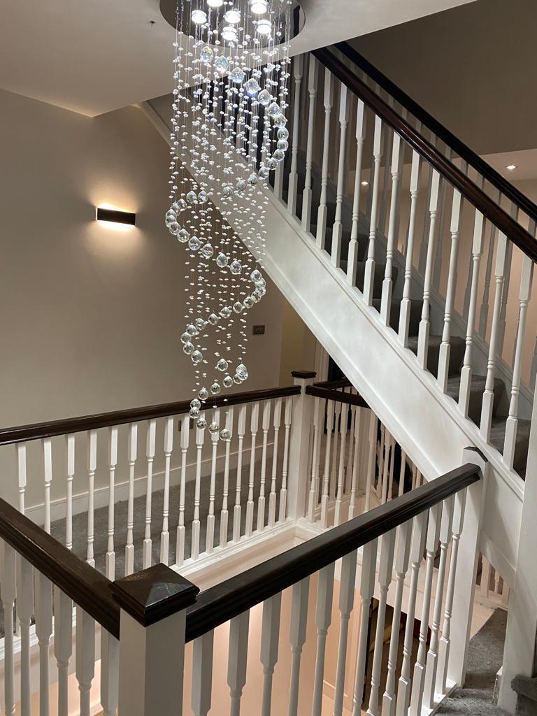 Refurbished staircase in a period property